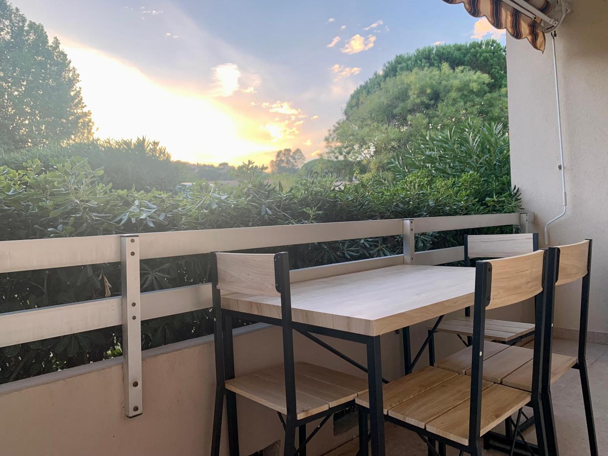 Grand Studio Standing Avec Terrasse Et Parking サント・マキシム エクステリア 写真